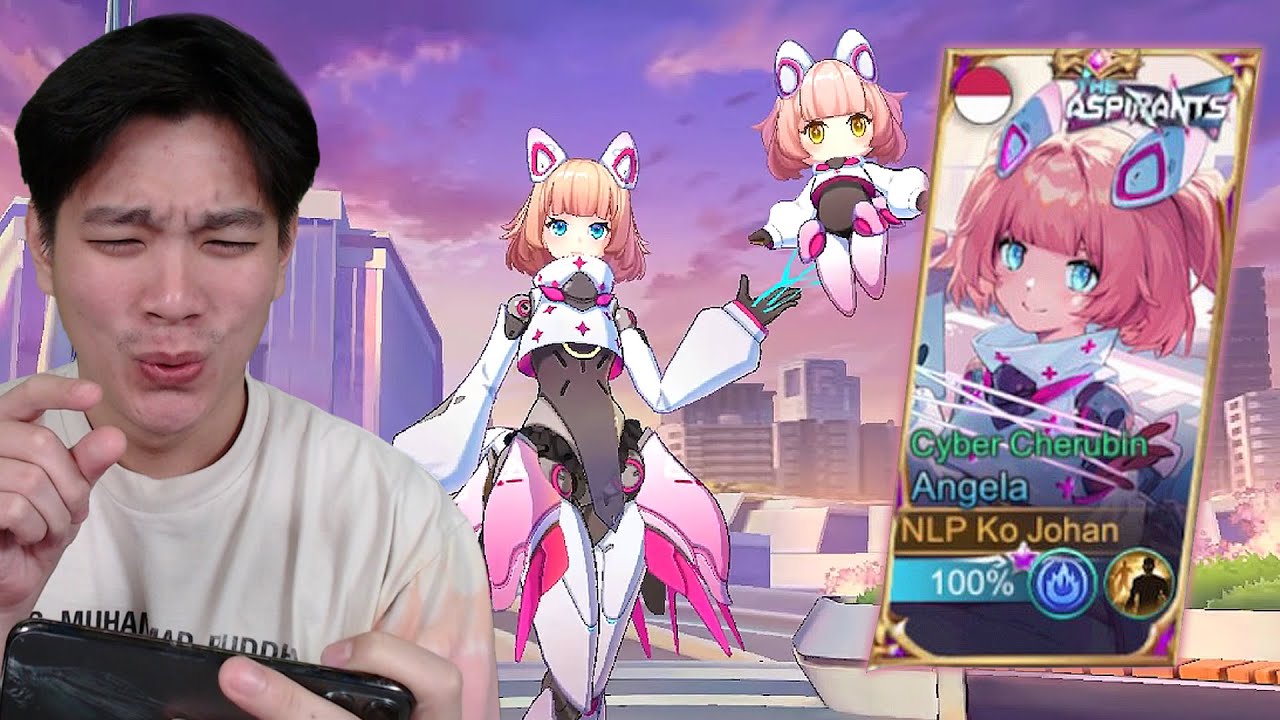 Review Skin Angela Aspirants, Skin Angela Tergemoy Ini Mah!! - Mobile Legends