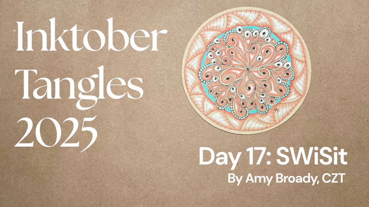 Inktober Tangles - Day 17- SWiSit