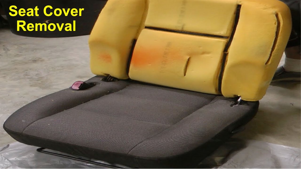2011 Ford Crown Vic seat cover removal and replace
