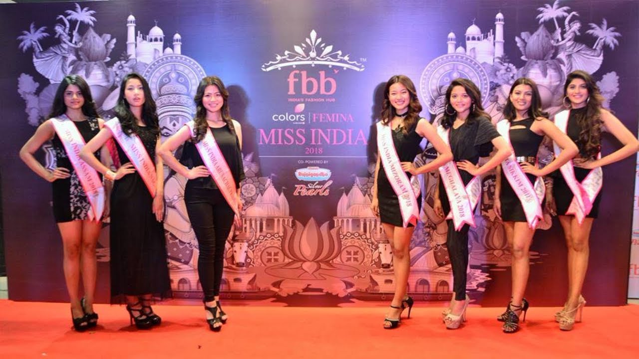 Unveiling of Miss India 2018 North east finalists
