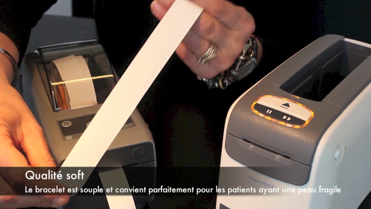 Bracelets et imprimantes Zebra - Luquet & Duranton