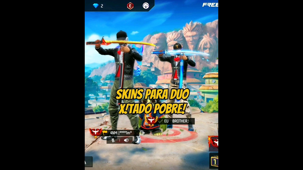 Skins para duo xitado pobre! 🥶😱    #freefire #skinspara4v4 #garenafreefire
