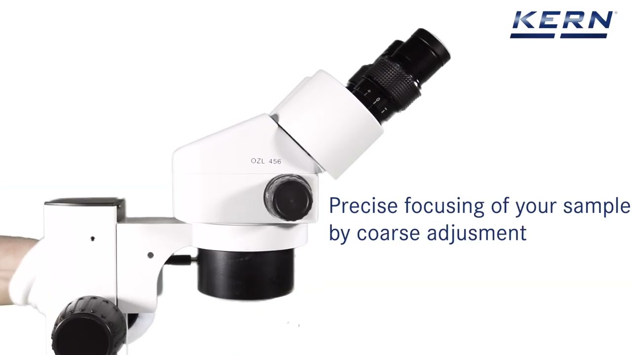 The stereo zoom microscope with integrated LED ring illumination and large zoom range | OZL 45R