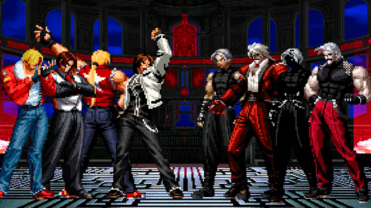 [KOF Mugen] Terry & Kyo Team vs Rugal & Adel Team