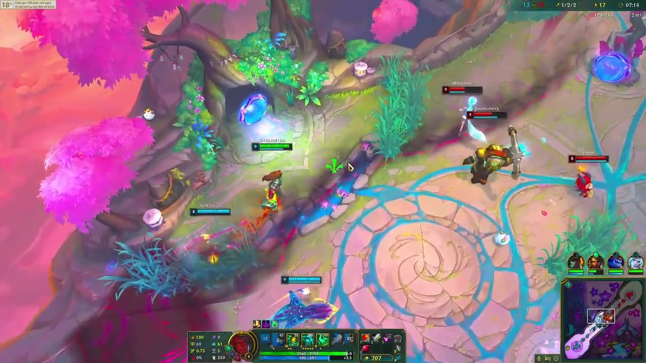 ARAM - Illaoi cùng A Bi , Kỷ , Trí  mén