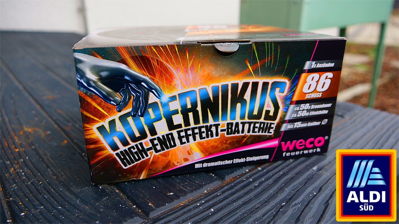 WECO KOPERNIKUS BATTERIE | Aldi | Feuerwerk