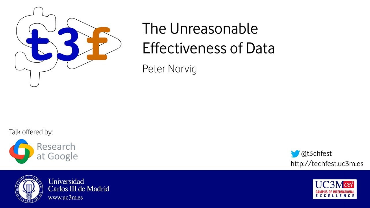 [t3chFest 2013] The Unreasonable Effectiveness of Data