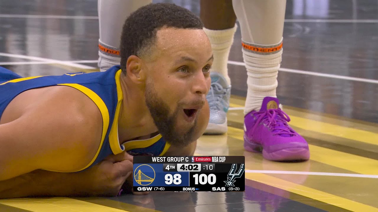 Финал 4:28 БЕЗУМНАЯ КОНЦОВКА Warriors против Spurs | 14 ноября 2025 г.