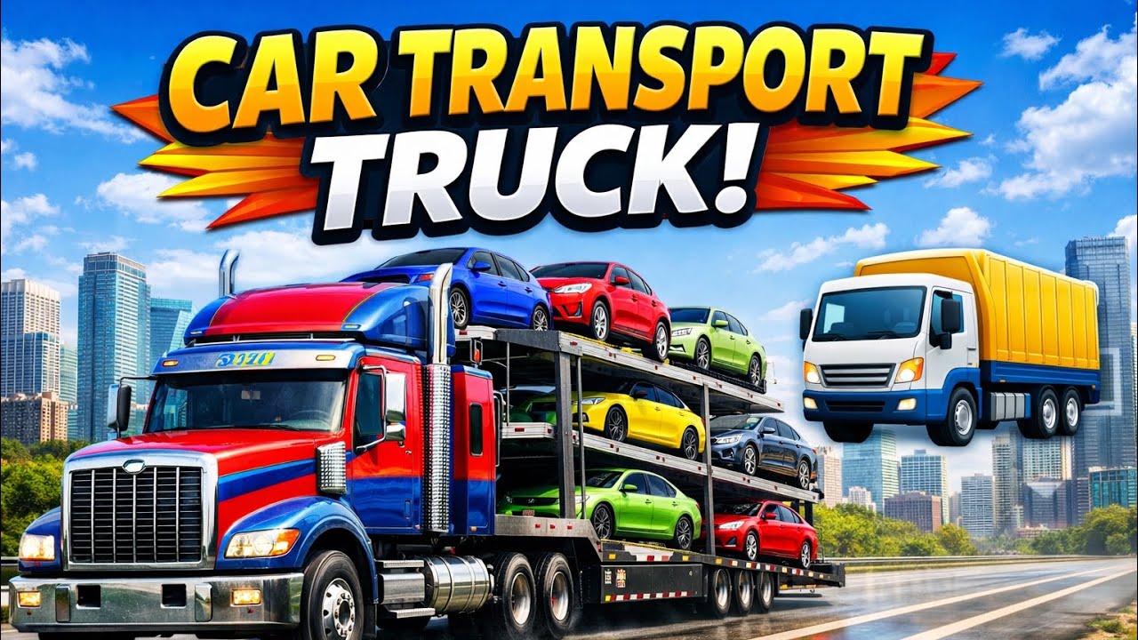 Car Transporter Truck Game 🚛 | Multi Level Car Cargo Driving Simulator