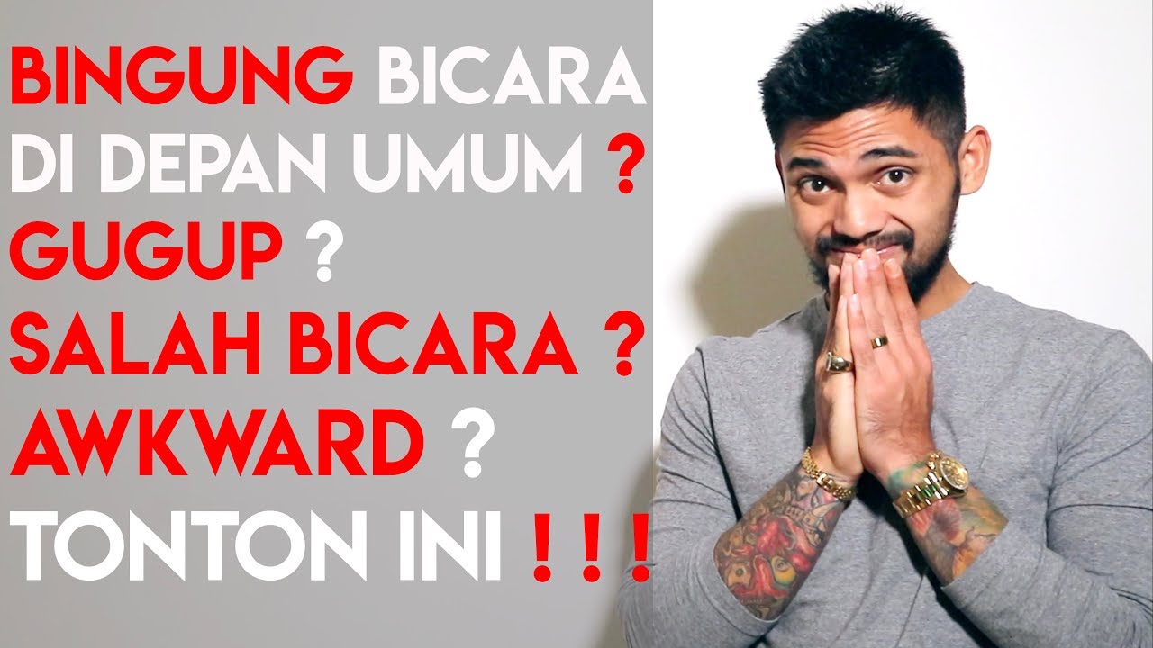 Selamat Tinggal GROGI Bicara Depan Umum ! !