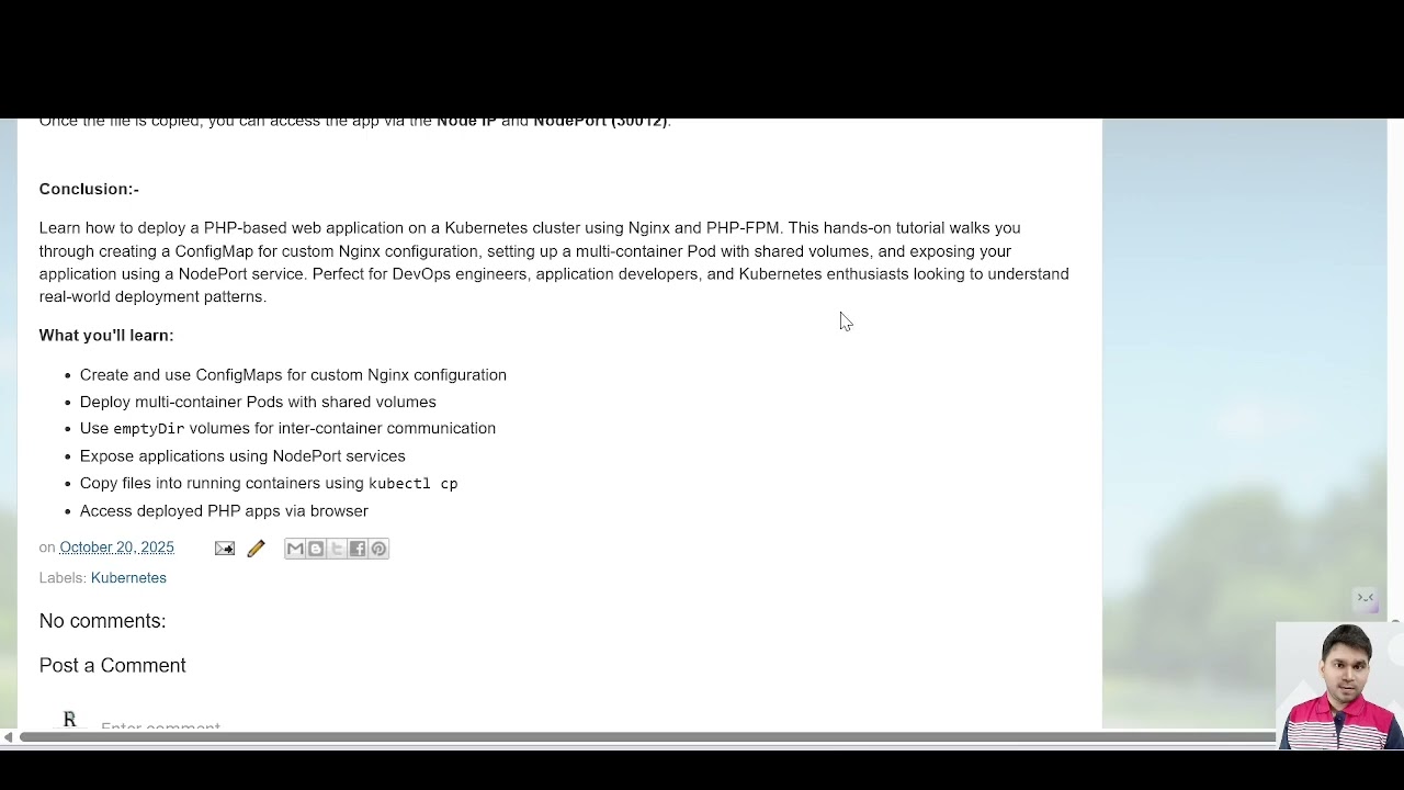37  Deploy PHP Applications on Kubernetes with Nginx and PHP FPM