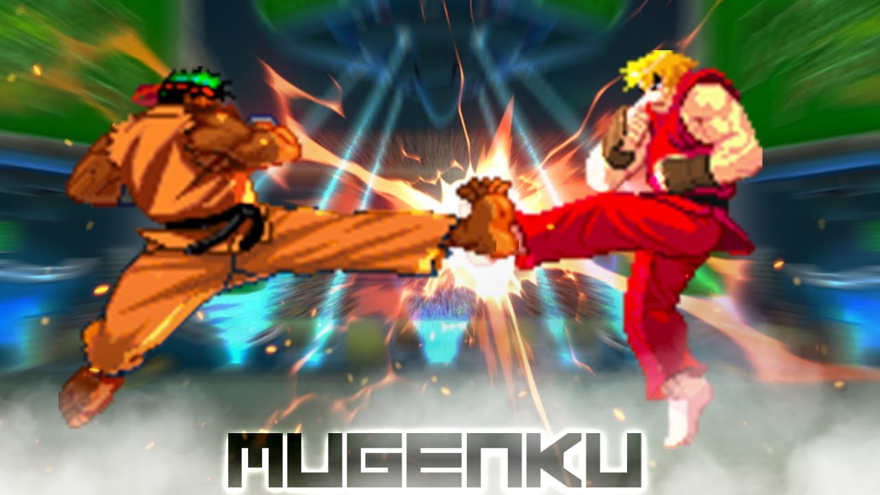 The powerful Ryu from another universe! Upper Ryu vs Daigo Ken Master. Mugen Multiverse