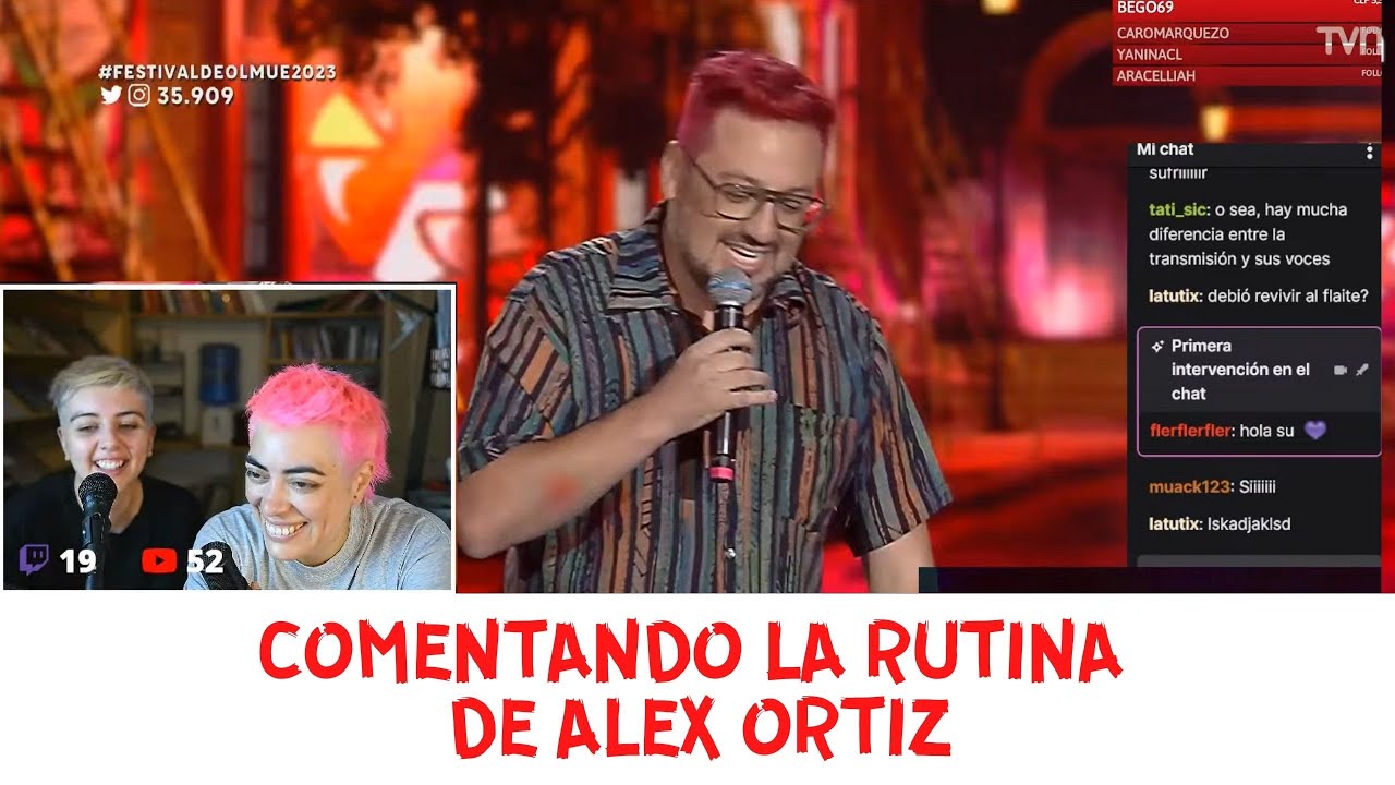 Comentando la rutina de Alex Ortiz Festival de Olmué 2023