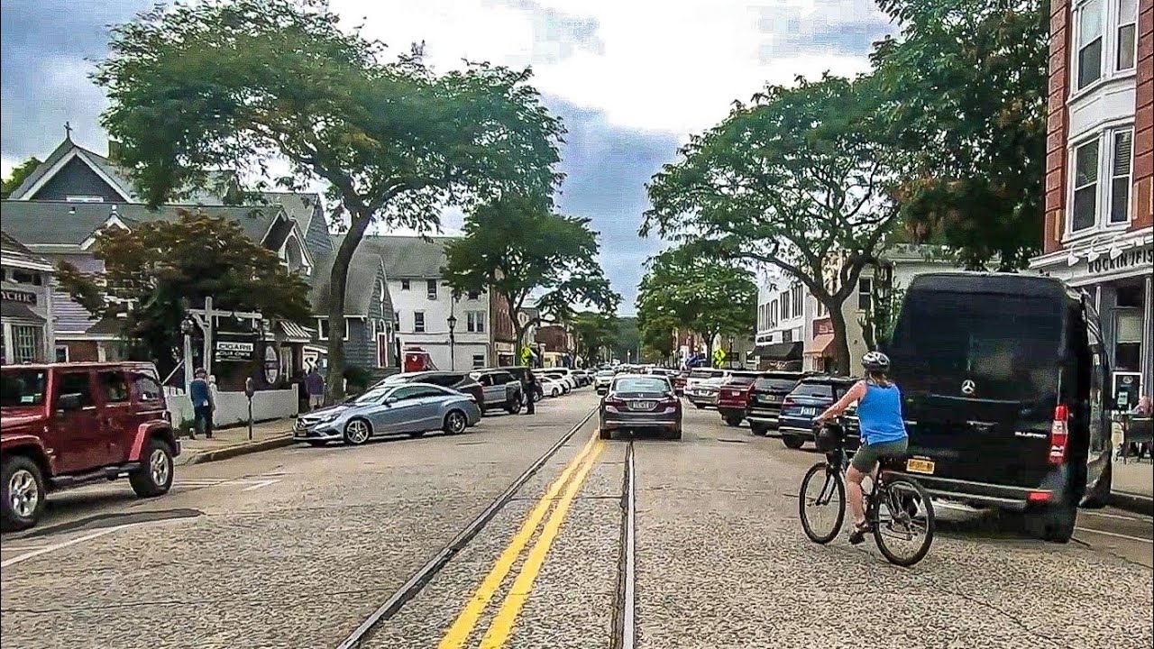 Main Street in Northport, NY