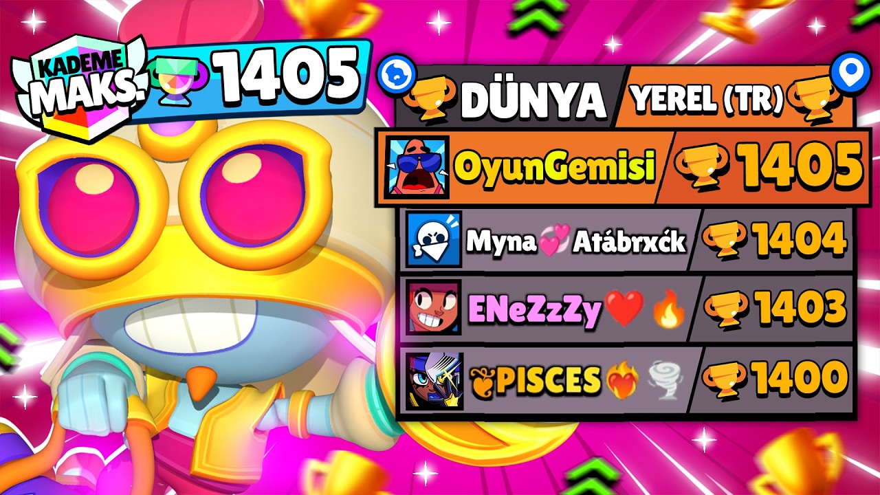 TR Sıralamasına Girdim | AntiMeta Carl Serisi – Brawl Stars