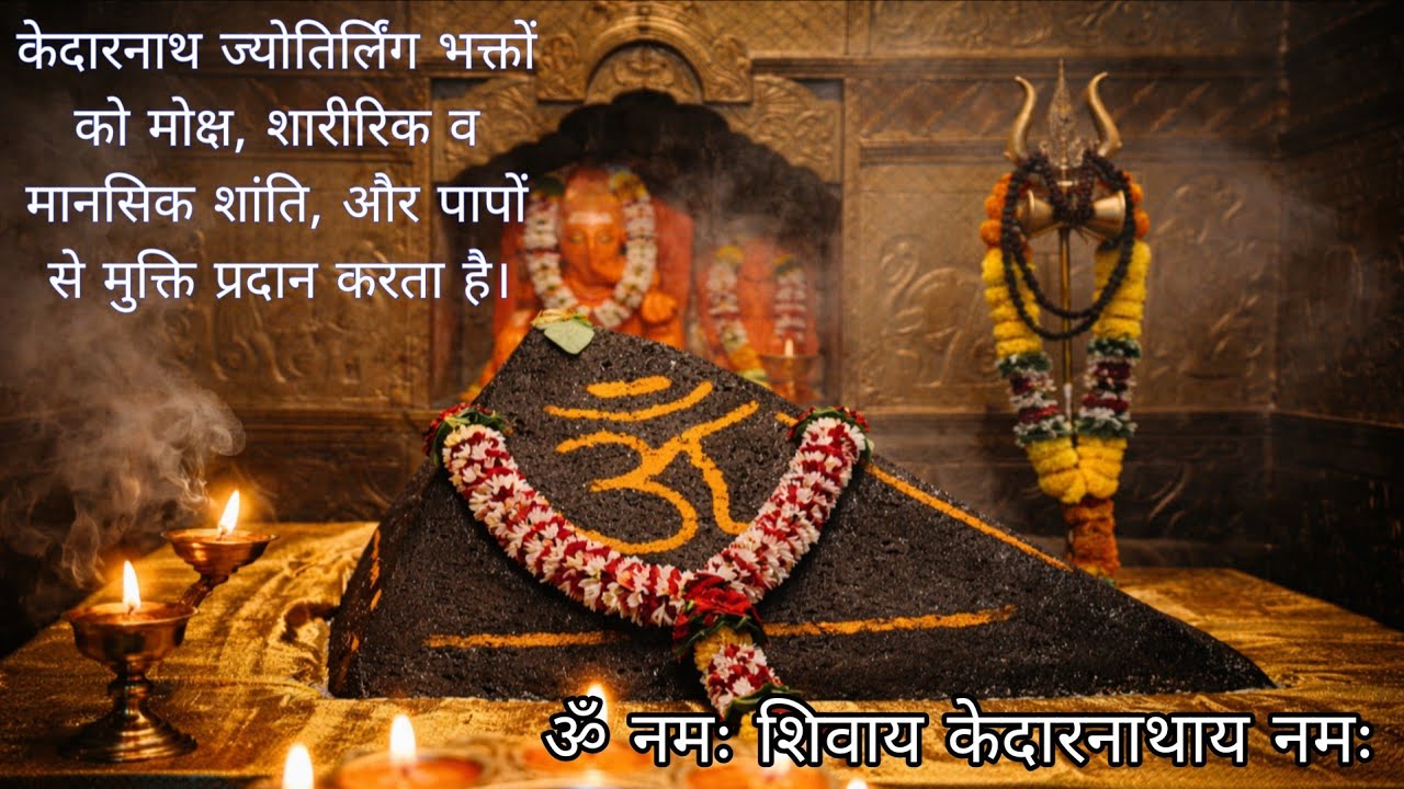 Om Namah Shivay Kedarnathay Namah | Kedarnath Jyotirlinga Mantra | Powerful Shiva Chant #jyotirlinga