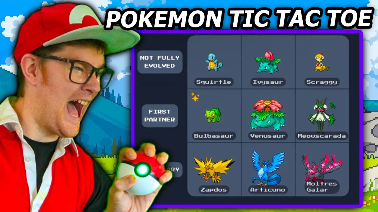 Pokémon Tic Tac Toe Battle!