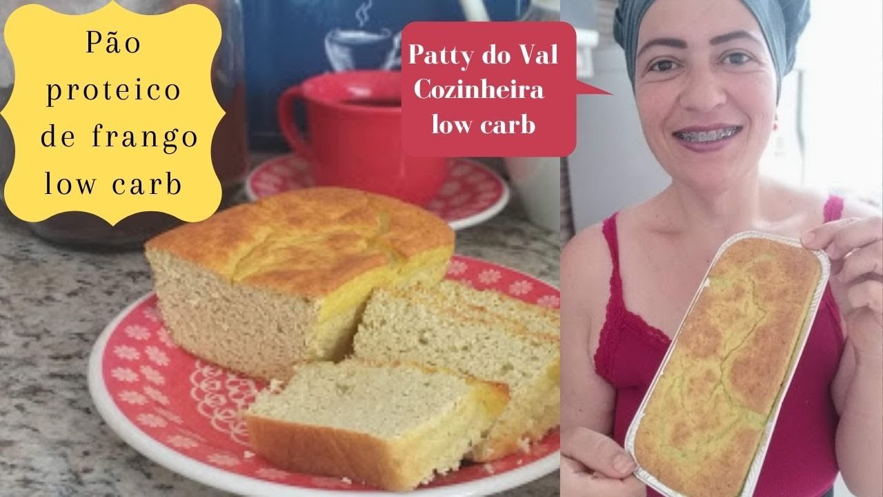 Pão proteico de frango I Low carb I Sem farinha