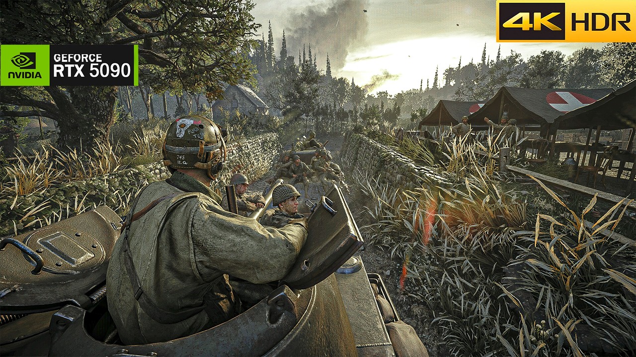 ОПЕРАЦИЯ «КОБРА» ВТОРАЯ МИРОВАЯ ВОЙНА 1944 (RTX 5090) Реалистичный игровой процесс на ультра-граф...