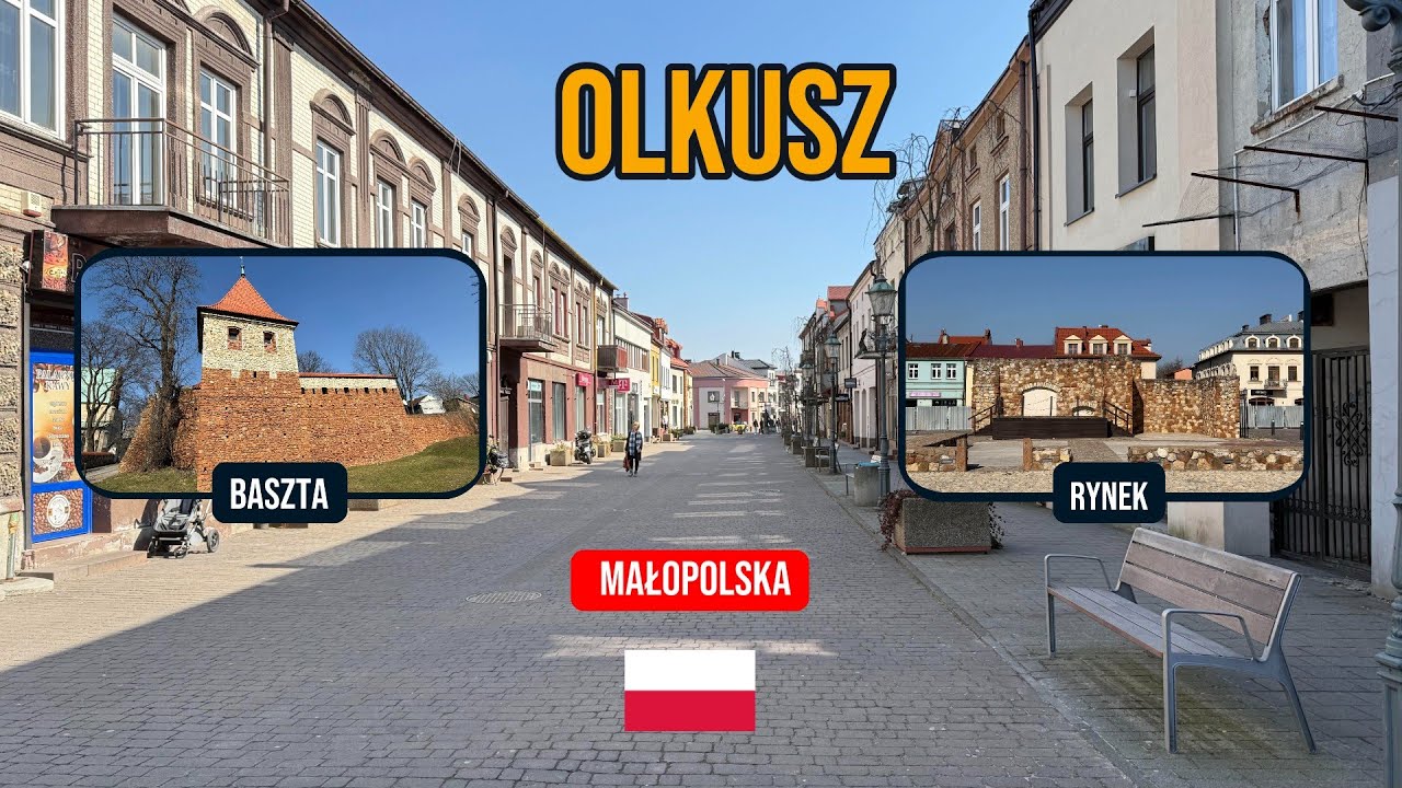 ОЛКУШ 🇵🇱 - &laquo;Серебряный город&raquo; с богатой историей и интересными достопримечательностями I 4K #2025