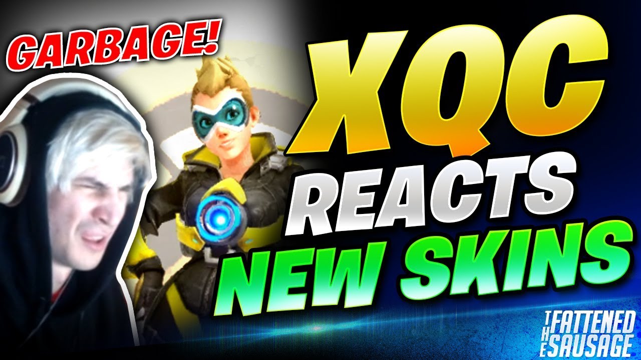xQc Reacts To The NEW OVERWATCH SKINS! Guess Which He Hates Most!