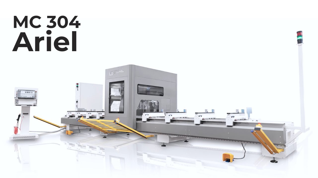 MECAL MACHINERY - MC 304 ARIEL 4A, il centro di lavoro a 4 assi CNC – 4 axis CNC machining centre