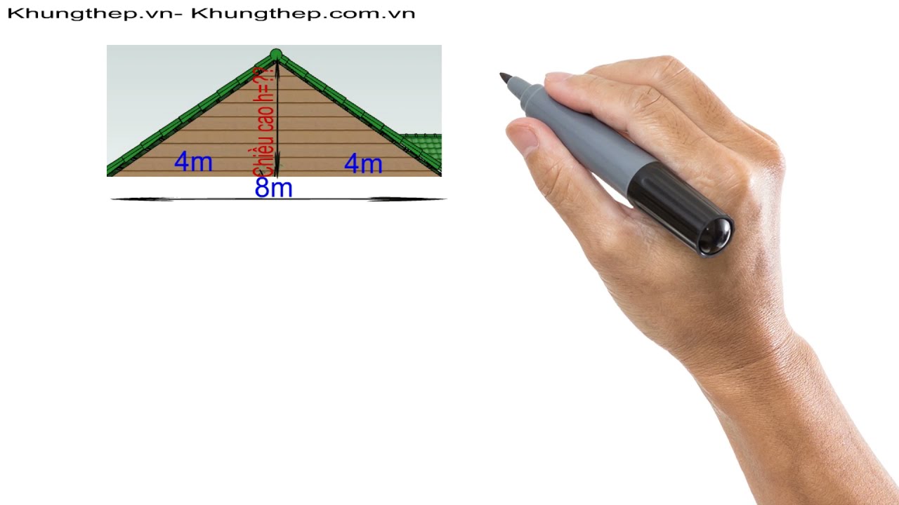 Độ dốc mái Thái, chiều cao bao nhiêu là hợp lý ?