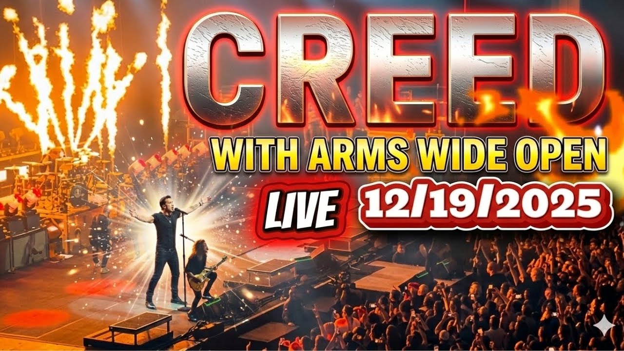 🎸 Creed - With Arms Wide Open (Live 2026 Arena Tour) Full HD