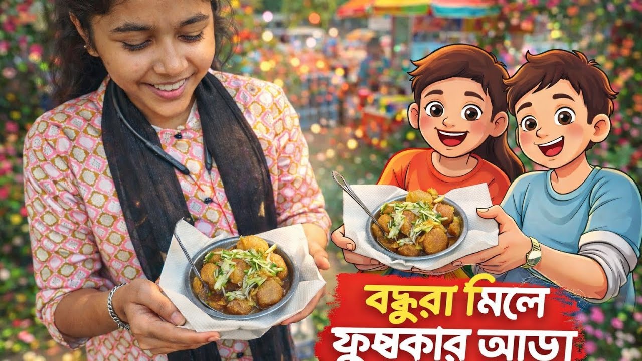  বন্ধুরা মিলে ফুচকার আড্ডা #funny #viral #foryou #funny friends 