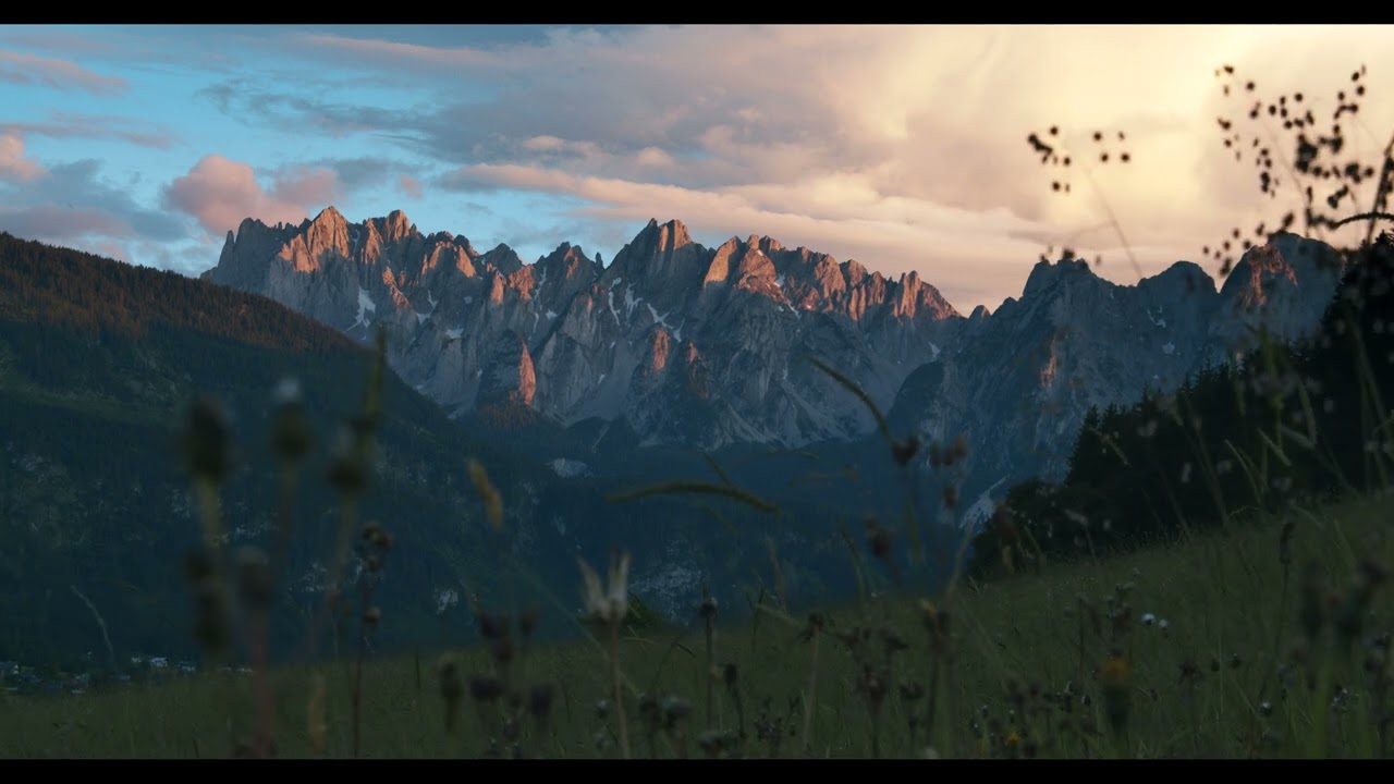 Mountain Breeze at Sunset - 4 Hours - 4K