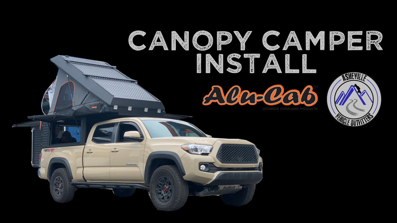 Installing an Alu-Cab Canopy Camper at Asheville Vehicle Outfitters