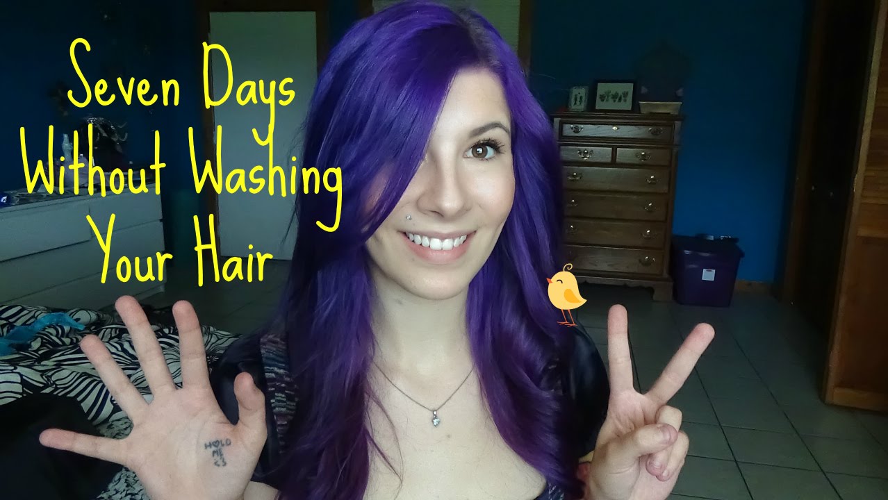 Only Wash Your Hair Once a Week | I go seven days with out washing my hair!