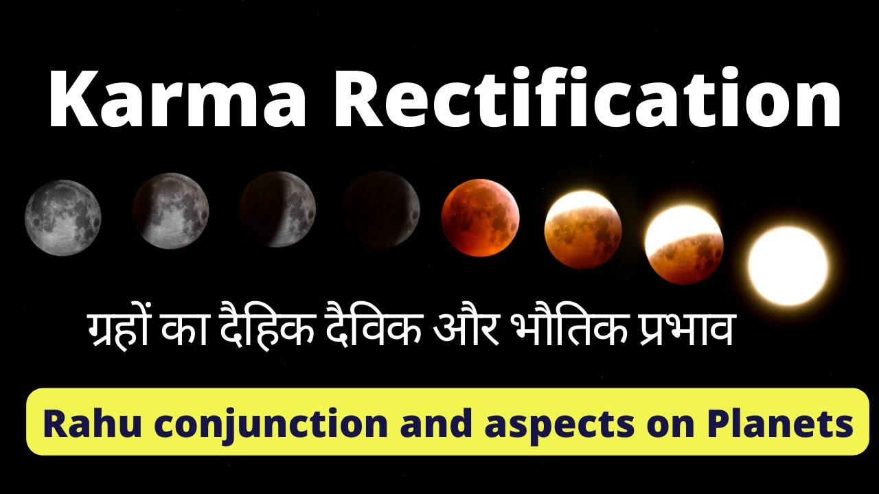 Rahu Conjunction & Aspects on Planet - Mystic Rahu in Bhrigu Nandi Nadi - राहु से 5वा, 9वा भाव