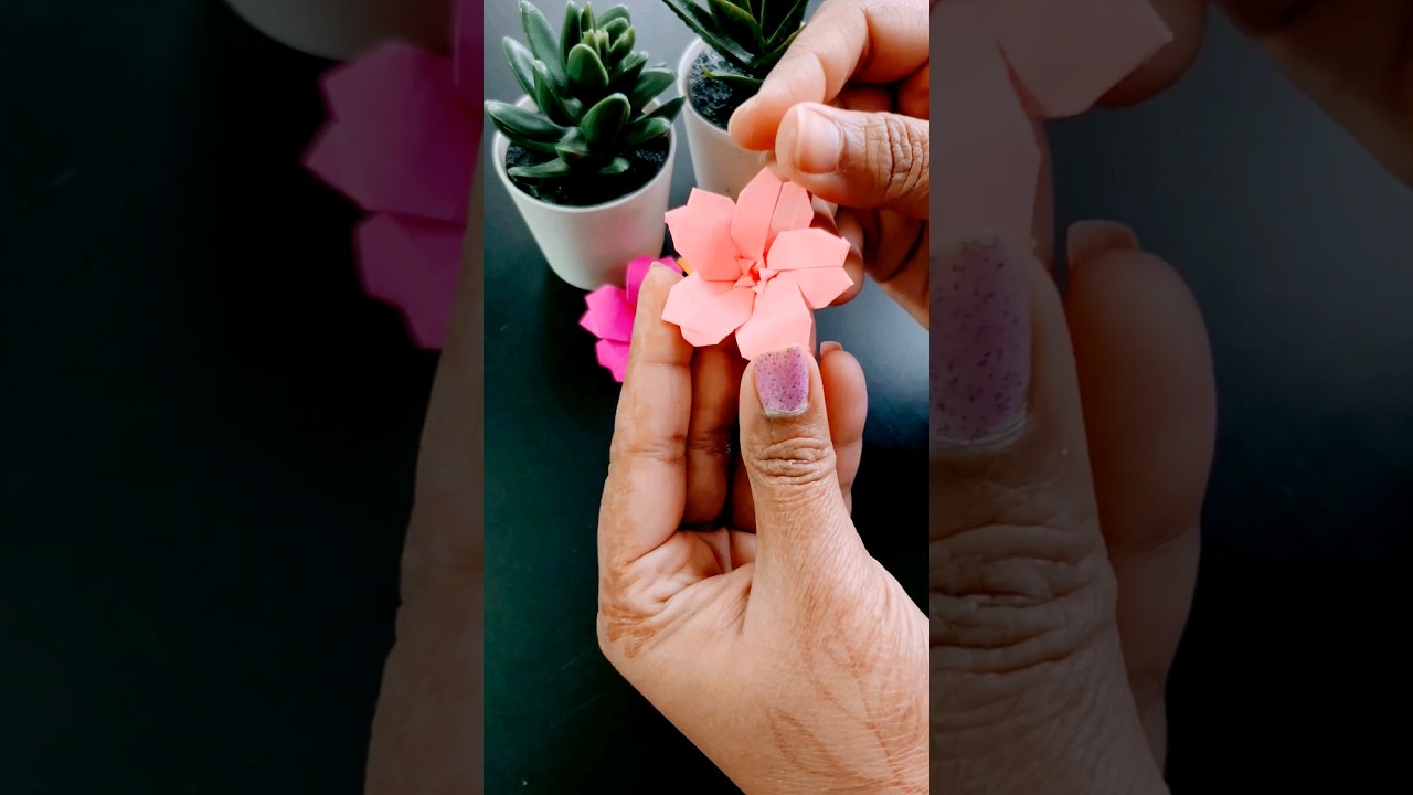 simple paper flowers | cherry blossom 🌸  paper art 