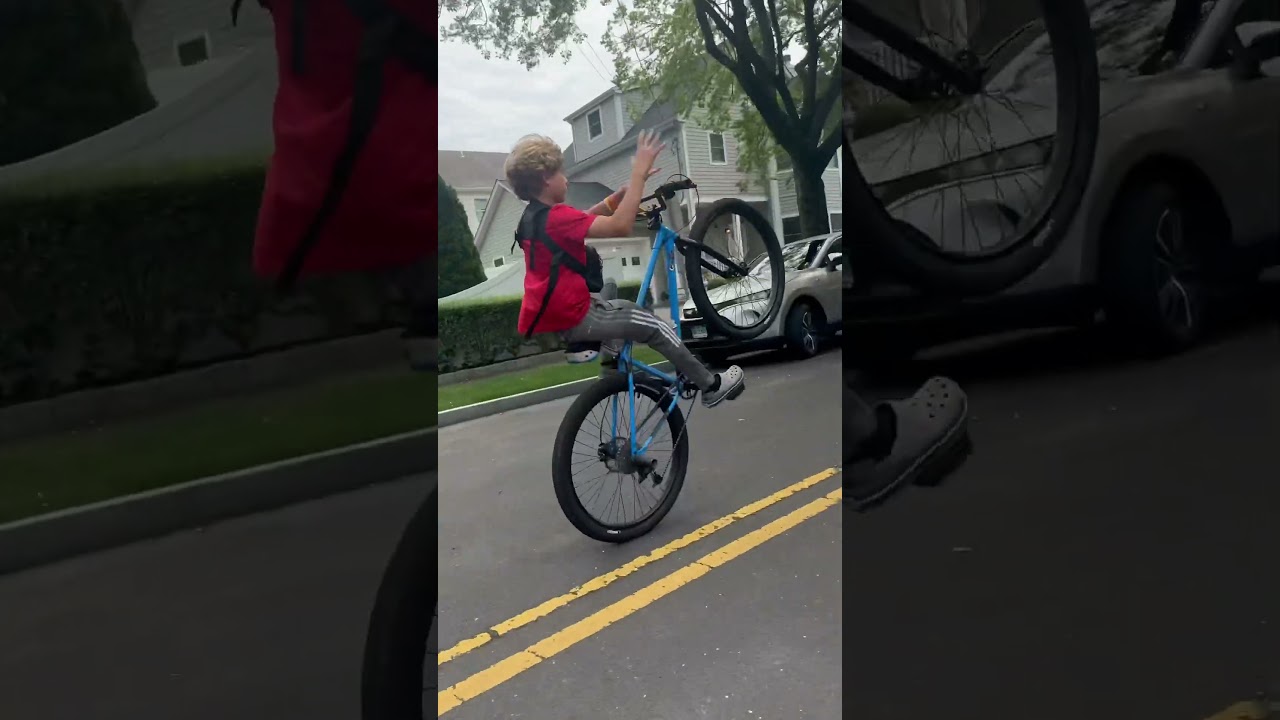 Как он это сделал? #велосипед #наколесе #шорты