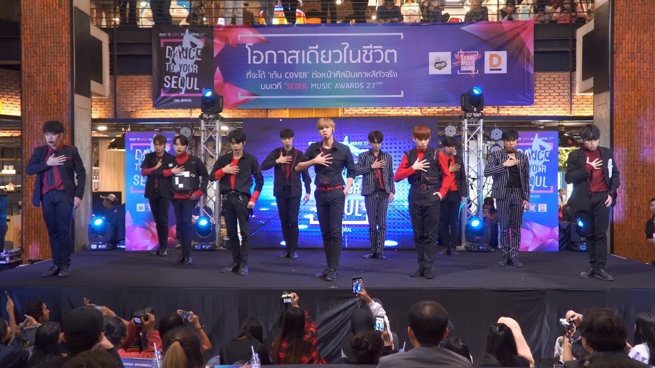 180113 ONZE cover Wanna One - Beautiful + Burn It Up @ Dance To Your Seoul