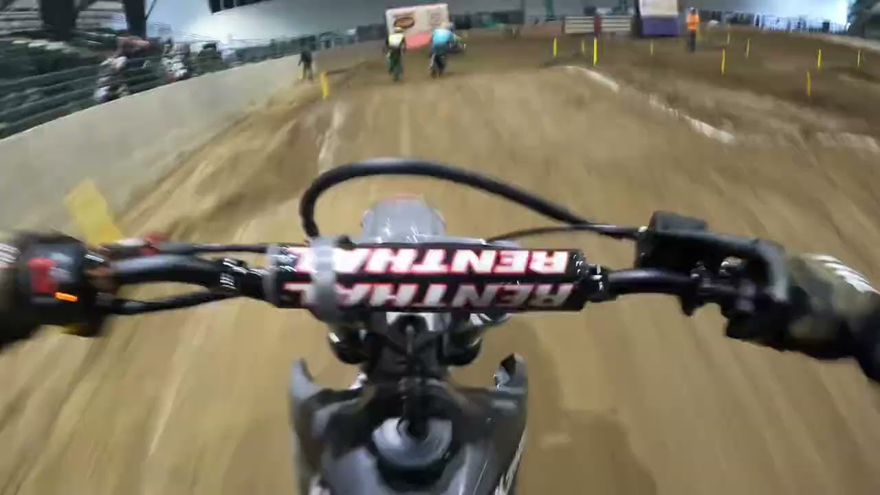 10/25/25 - Midsouth AX Gonzales La - Pitbike open - Heat race with Keifer Peak