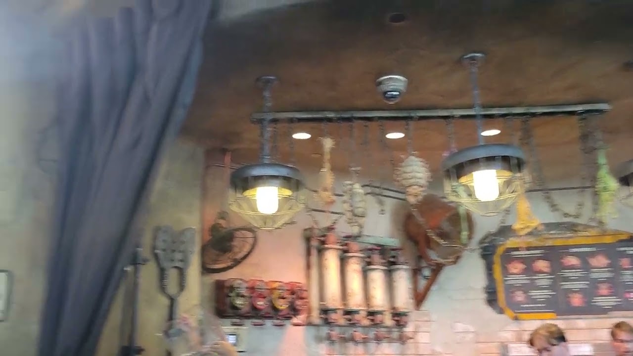 Awesome Ronto Roasters Star Wars Menu & Decor Disney World