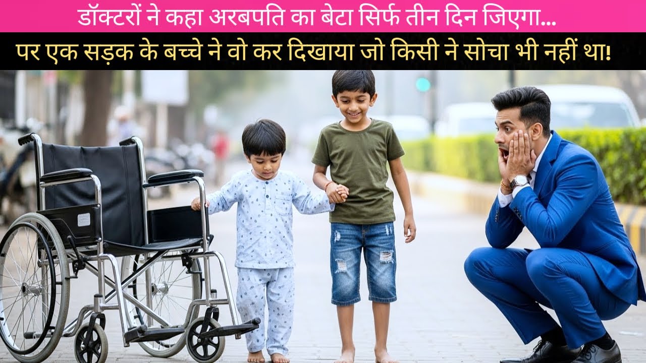 अरबपति के बेटे को केवल 3 दिन जीने को कहा गया, लेकिन सड़क का लड़का कुछ असंभव कर गया।