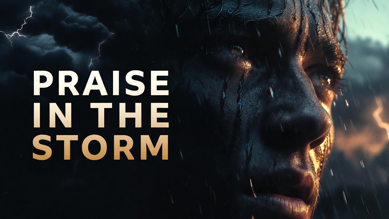 Praise in the storm powerful Christian gospel anthem (Lyric Video)