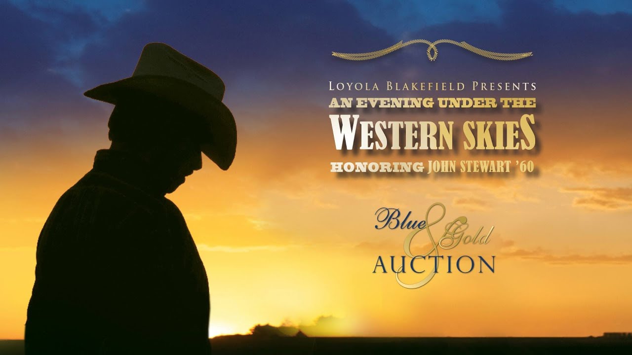 John Stewart '60 Honored at 2014 Blue & Gold Auction