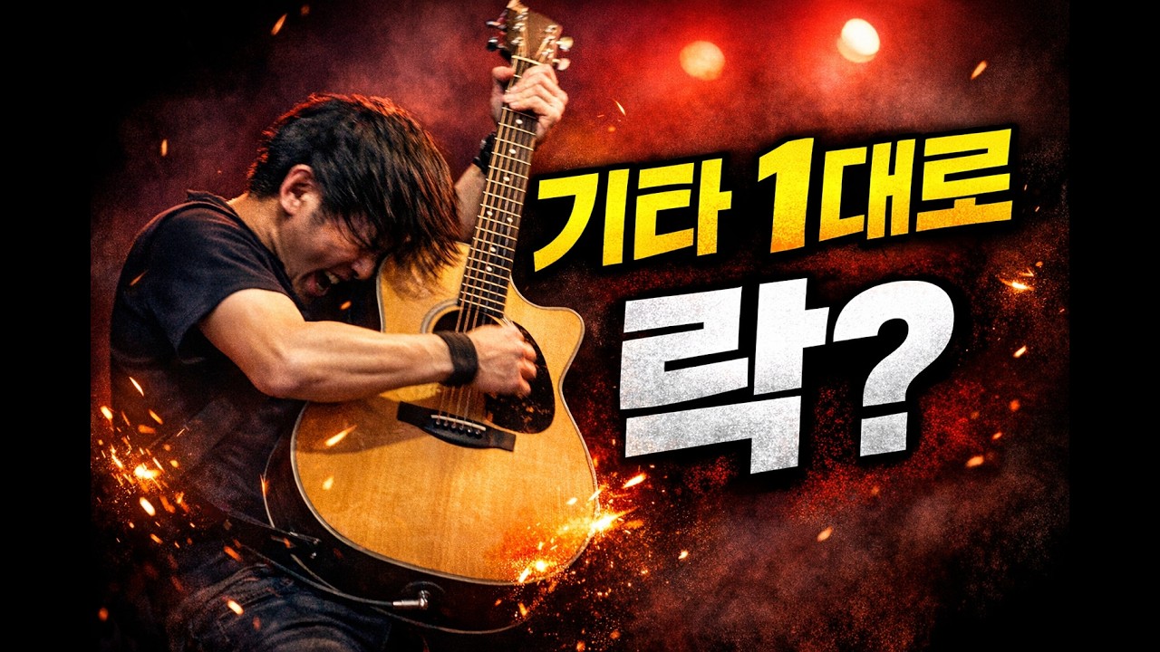 담배가게 아가씨_윤도현 밴드 라이브 버전 통기타 _타브 TAB 악보