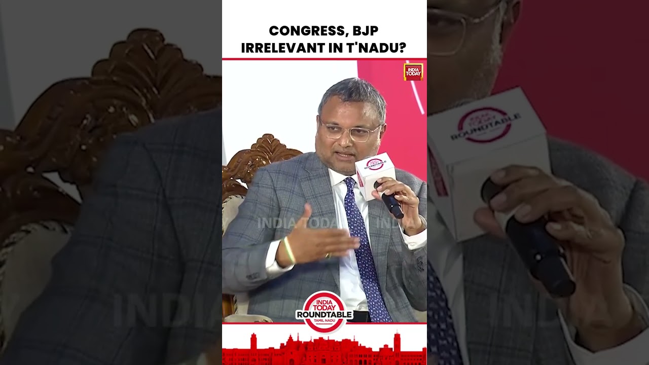 Are Congress & BJP Becoming Irrelevant In Tamil Nadu? Big Debate | India Today Round Table