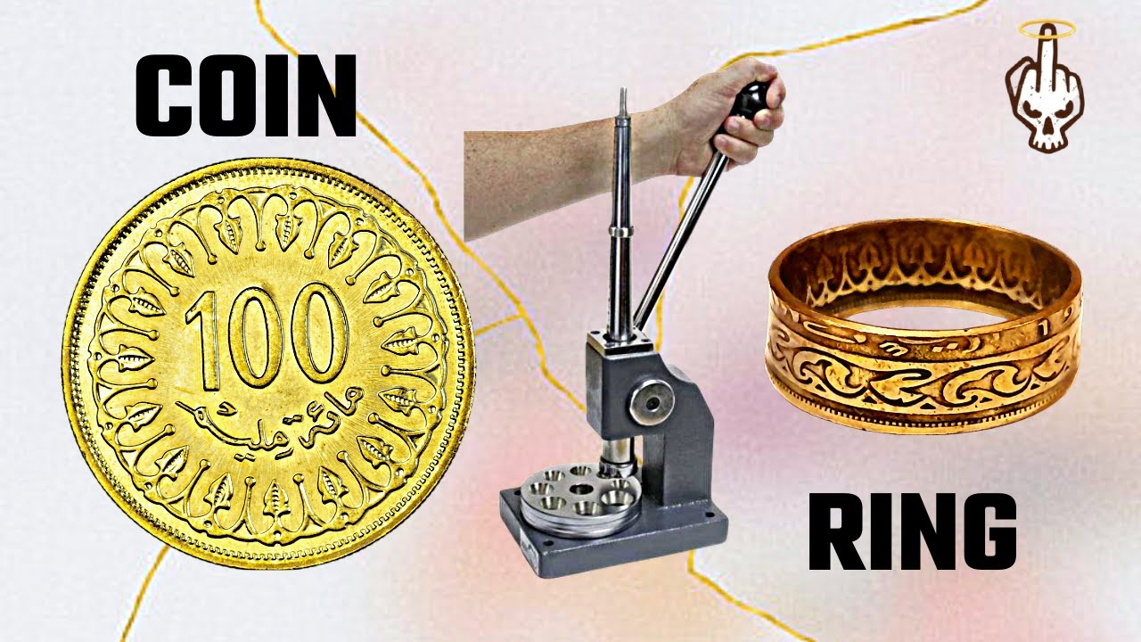 I Turned a Tunisian 100 Millimes Coin Into a Ring (Insane Transformation)