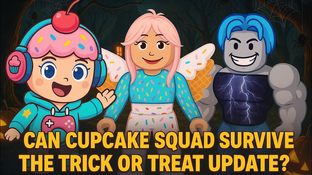 Can Cupcake Squad Survive the Trick or Treat Forest?! 🎃 | 99 Nights in the Forest 