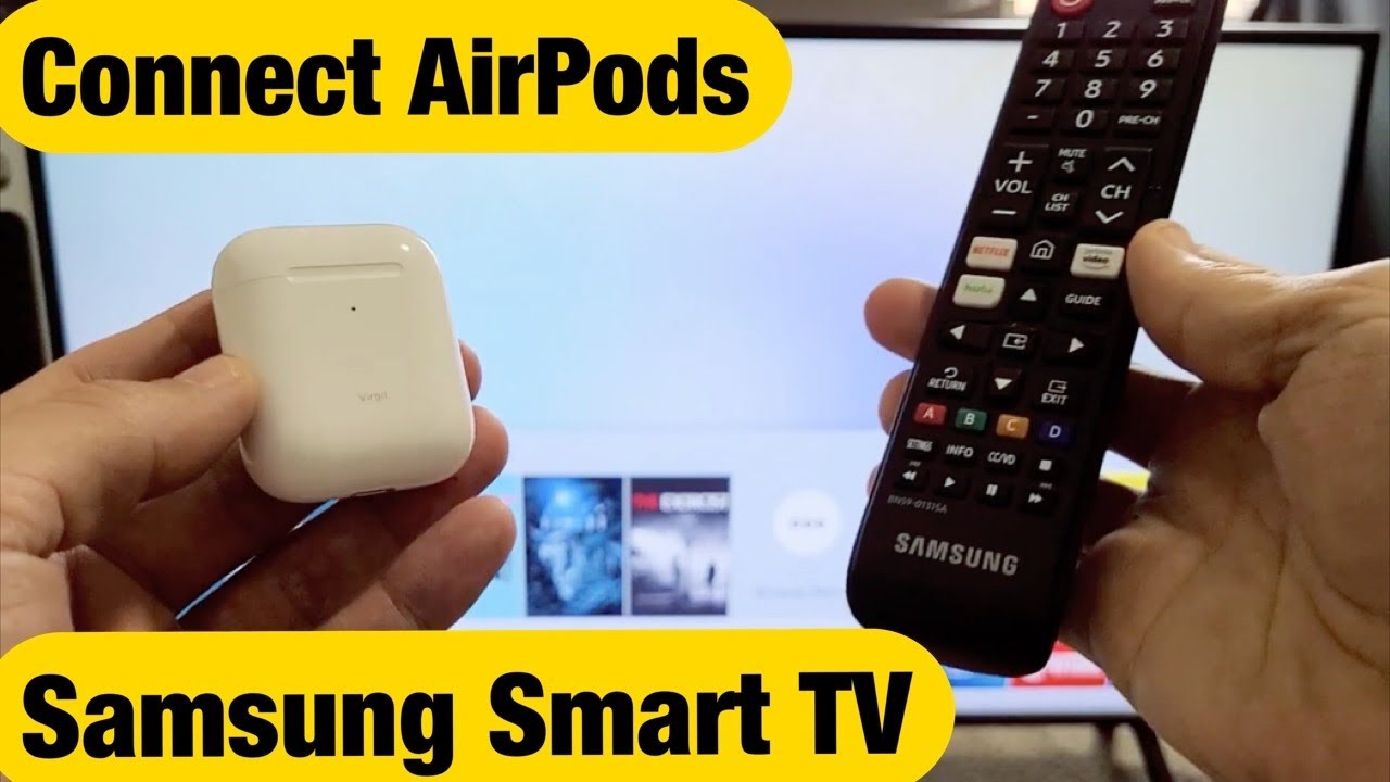 Как подключить AirPods к Samsung Smart TV (беспроводное соединение Bluetooth)