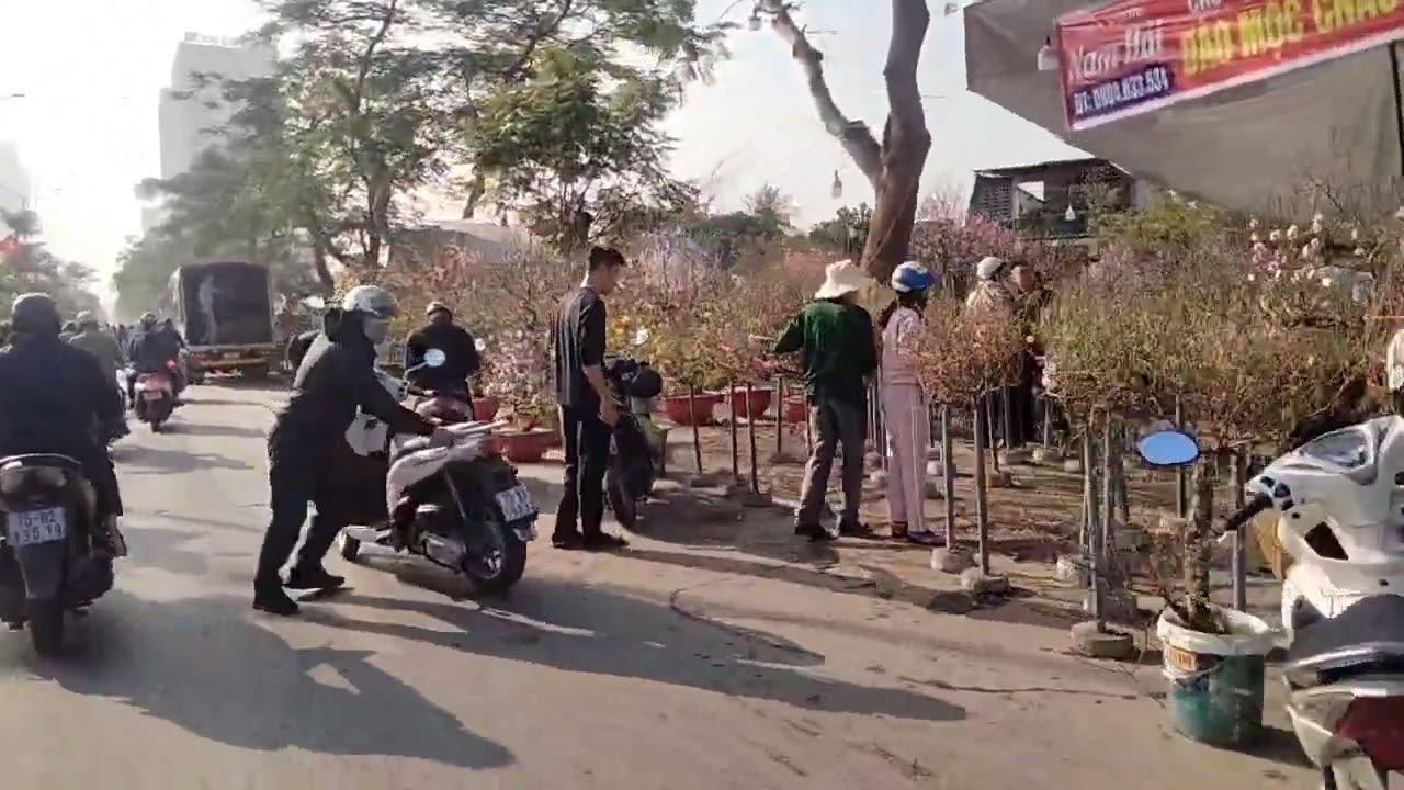 Đường Lê Hồng Phong ngày 27 tết