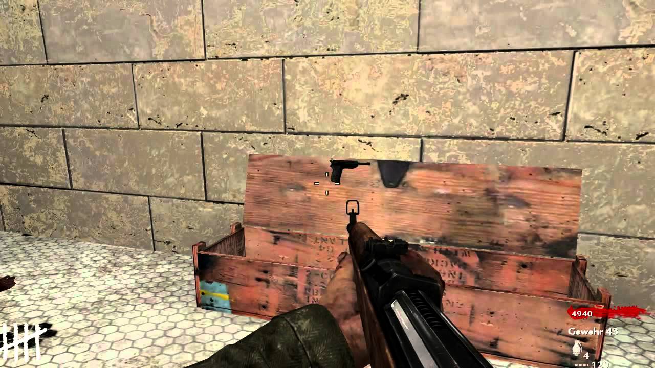 Cod WaW | اصغر خريطة للزومبي غرفه بدون ابواب