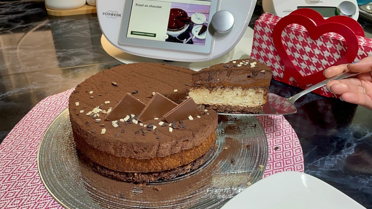 عشاق الشكلاط 😜 royal au chocolat recettes #cookidoo