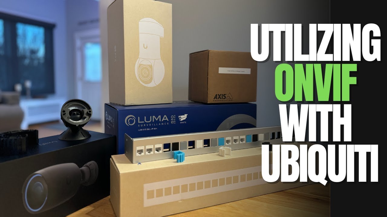 Как использовать камеры ONVIF с Ubiquiti